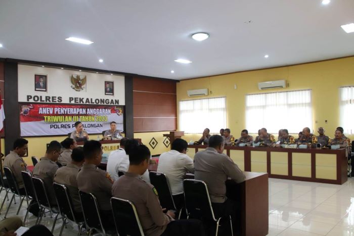 Polres Pekalongan Gelar Rapat Analisa dan Evaluasi Kinerja Penyerapan Anggaran Tri Wulan III 