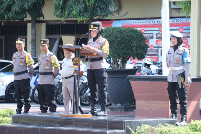 Upacara Hari Ibu Ke-96 di Polres Pekalongan, Ini Pesan Kabag SDM Polres Pekalongan