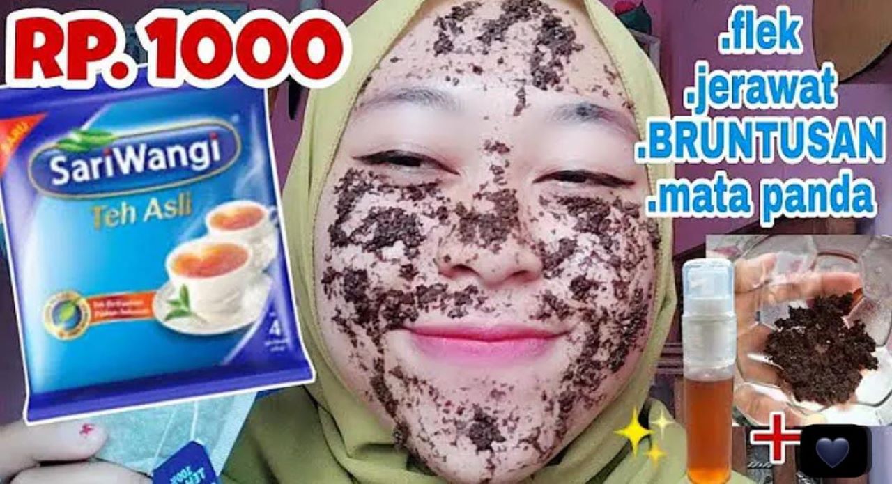 Masker Teh Pemutih Wajah Hanya 1 Malam, Bantu Kecilkan Pori-Pori dan Hilangkan Flek Hitam