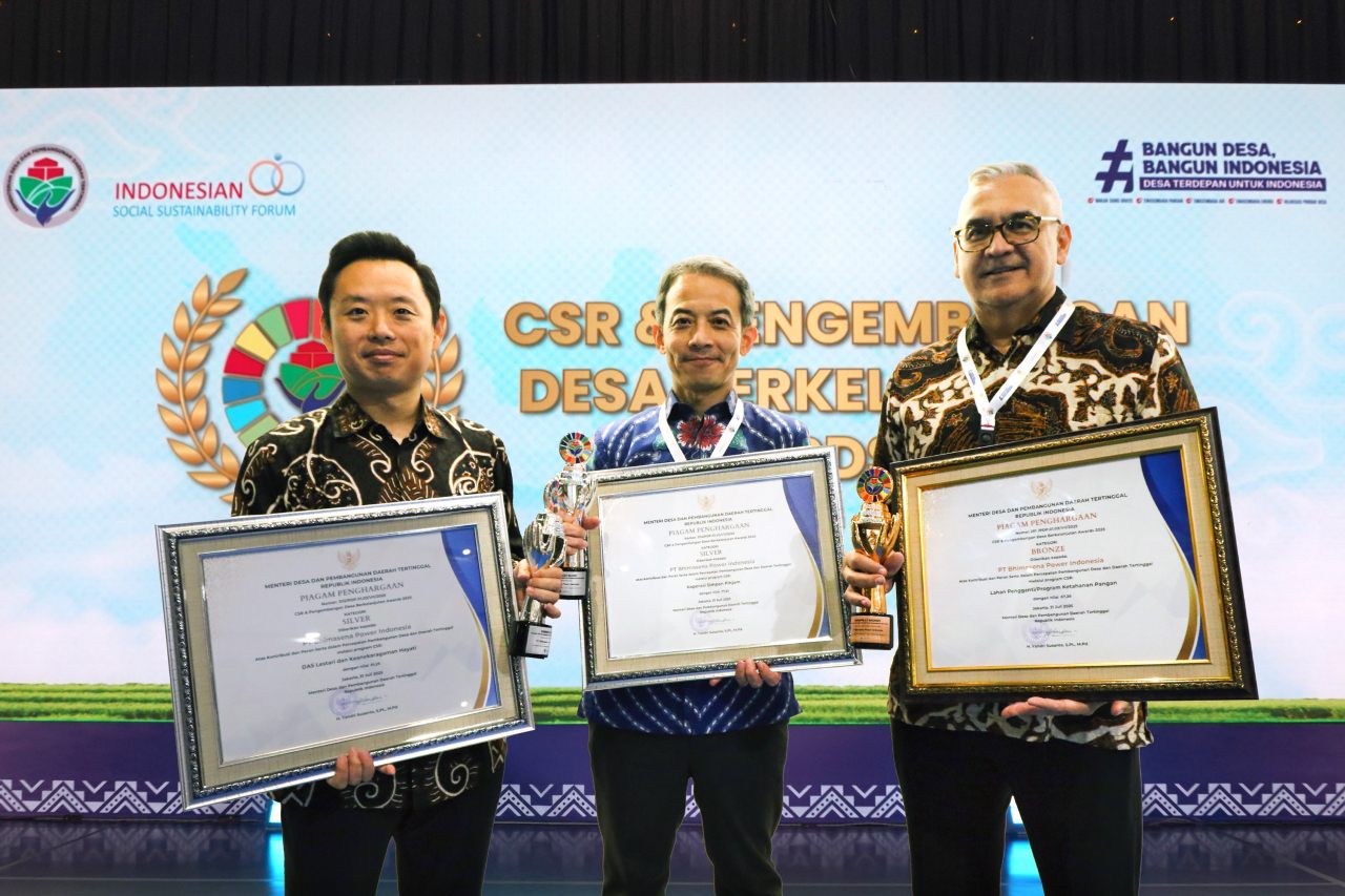 PT Bhimasena Power Indonesia Kembali Raih Tiga Penghargaan CSR & PDB Awards 2025