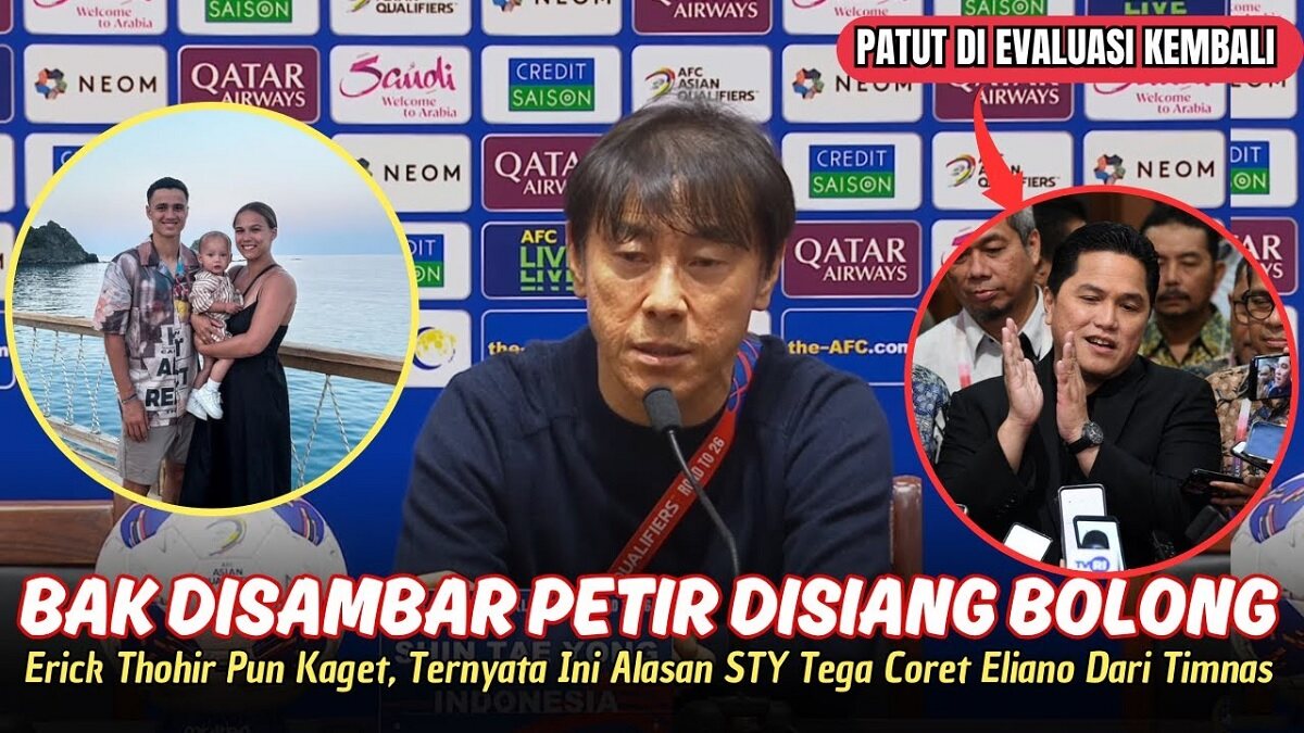 Ternyata, Ini Alasan Sebenarnya Shin Tae-yong Coret Eliano Reijnders