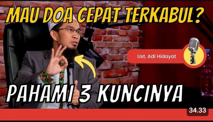 Rahasia Do'a Cepat Dikabulkan, Ustaz Adi Hidayat: Lakukan 3 Hal Ini Setelah Berdo'a