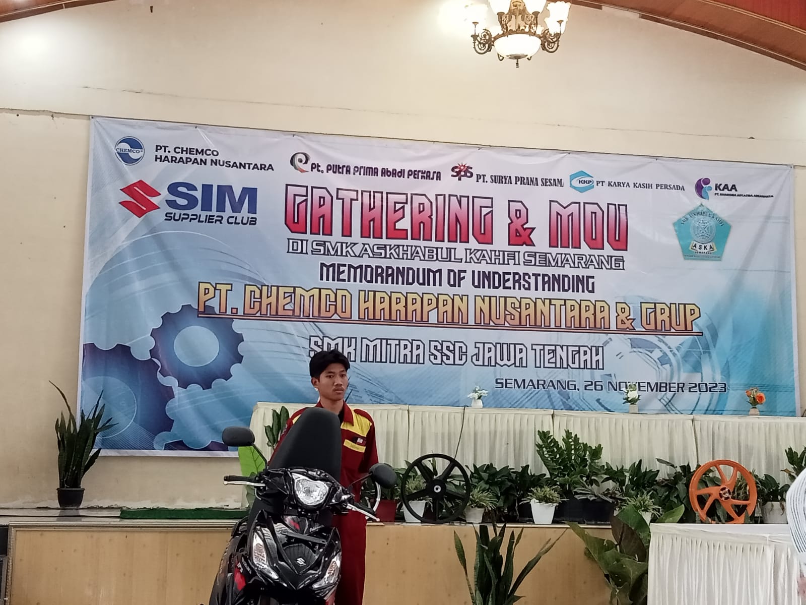 Dukung Program Motor Listrik, SMK Muhammadiyah Batang Jadi Mitra 5 PT Besar Afiliasi Suzuki