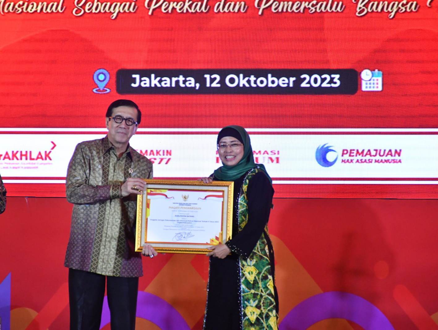Mantap, Pemkab Batang untuk Keempat Kalinya Raih JDIH Award Tingkat Nasional