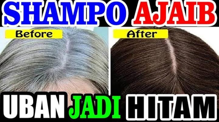 Ubanan? Ini Dia 4 Shampoo Penghitam Rambut Terbaik yang Bikin Uban Auto Hitam Merata Sampai ke Akar