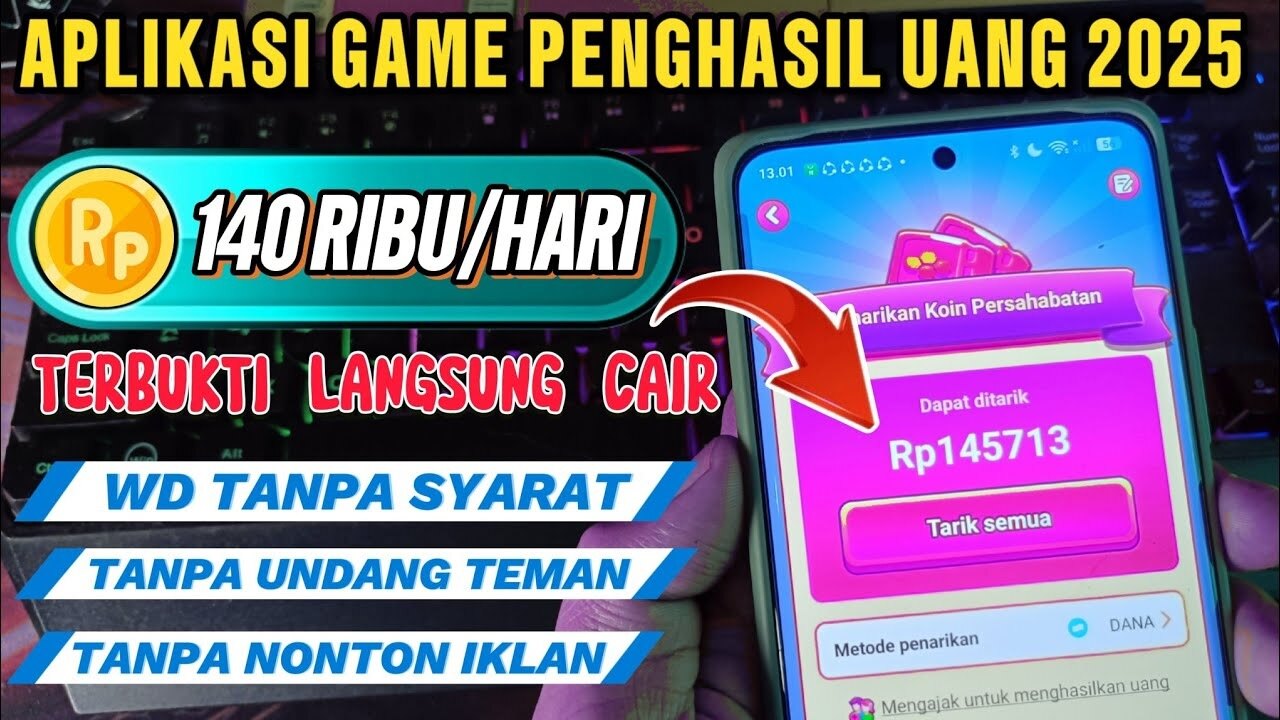 Saldo DANA Gratis! Game Penghasil Uang yang Terbukti Membayar, Withdraw Hingga Rp140.000 Setiap Hari
