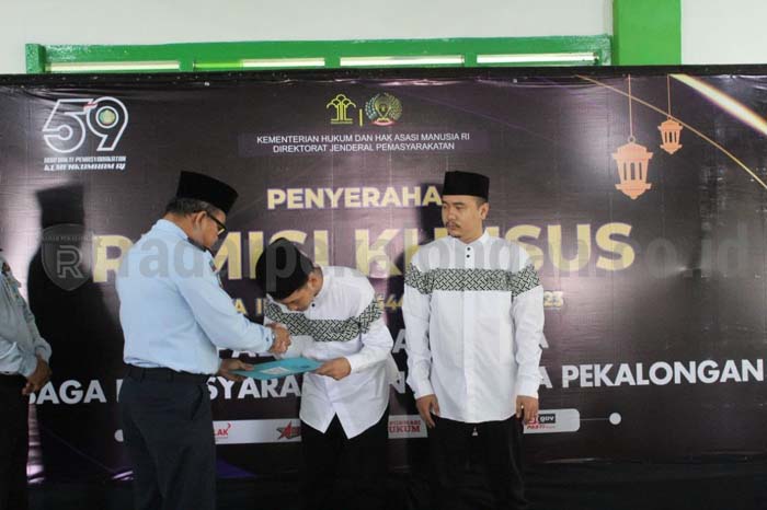 124 Napi Terima Remisi Khusus Idul Fitri