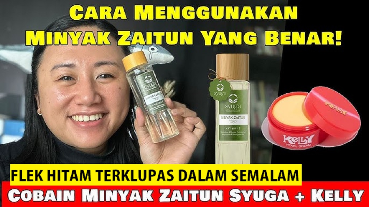 Pakai Minyak Zaitun untuk Mengupas Flek Hitam di Wajah dalam Semalam, Cukup 4 Langkah Wajah Langsung Glowing