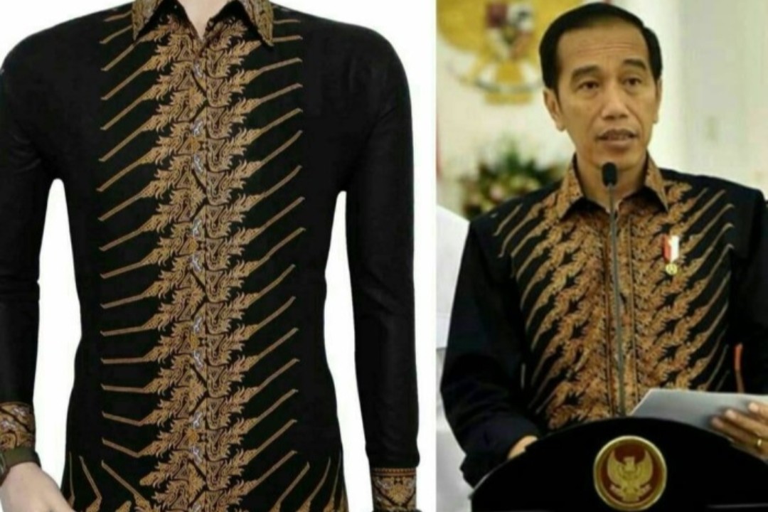 Saatnya Tampil Mengesankan! Ini Dia Baju Batik Formal ala Presiden Jokowi, Ada Motif Kuda Laut di Tengah 