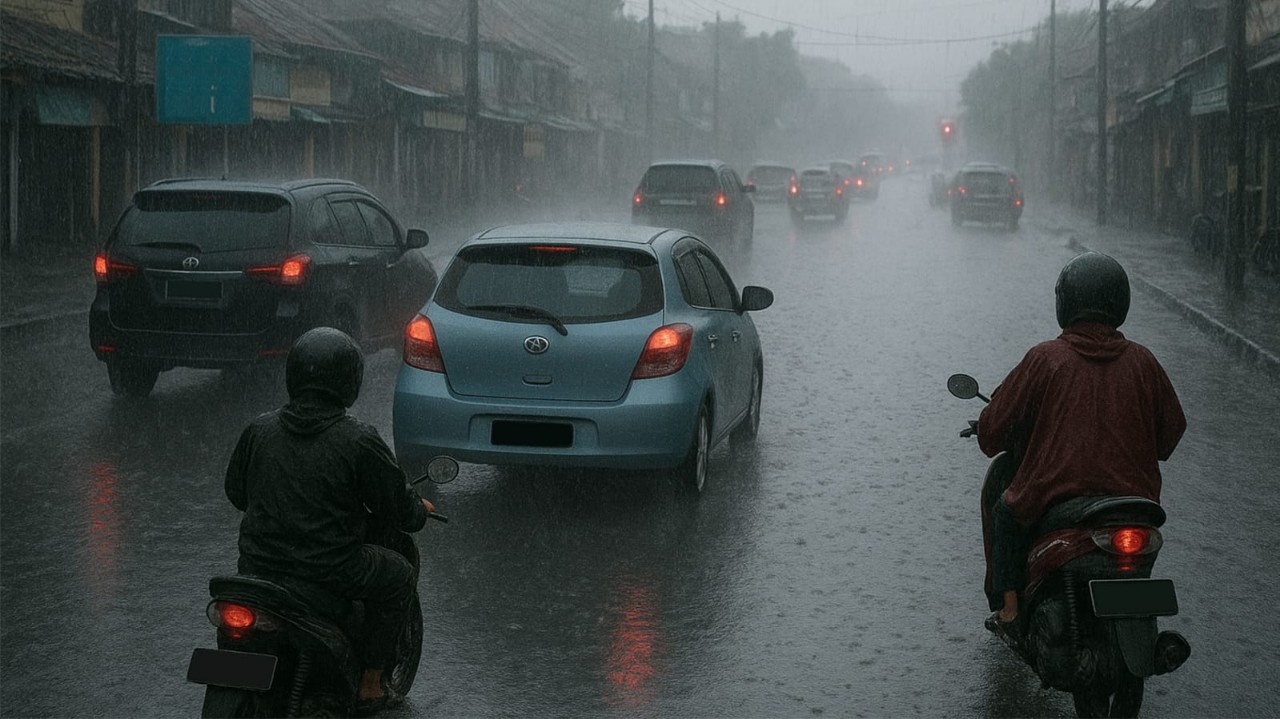 Mengenali Perubahan Lalu Lintas Saat Hujan dan Langkah Aman Melewatinya