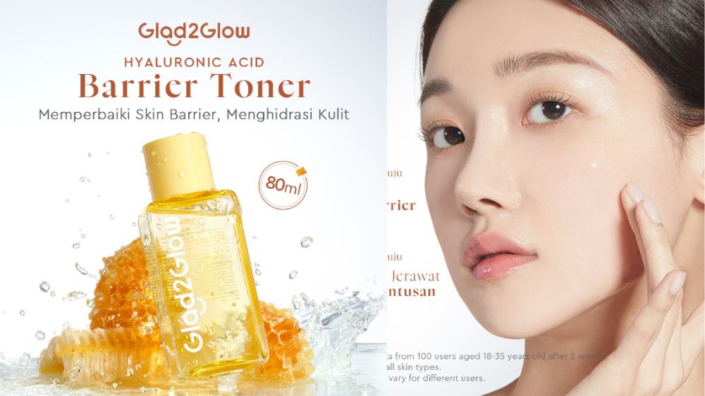 Mau Memperbaiki Skin Barrier? Berikut Review Glad2Glow 5% Propolis Hyaluronic Acid Barrier Essence Toner