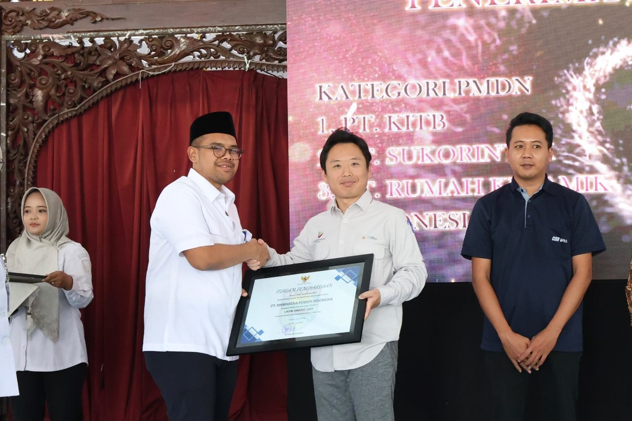 PT Bhimasena Power Indonesia Raih Penghargaan LKPM Kategori PMA dari Pemkab Batang