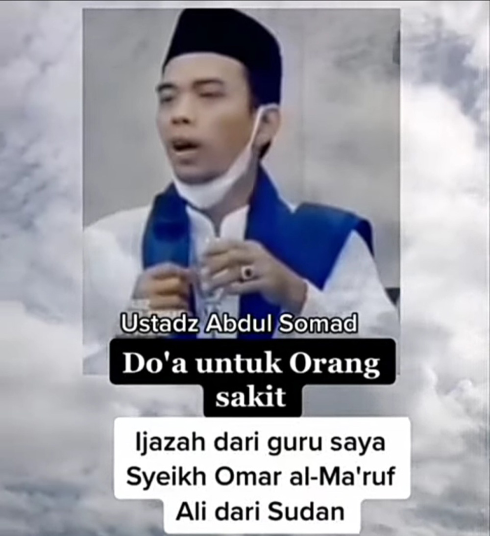 Cukup dengan Air Putih! Berikut Ijazah Doa dari Ustaz Abdul Somad untuk Orang Sakit