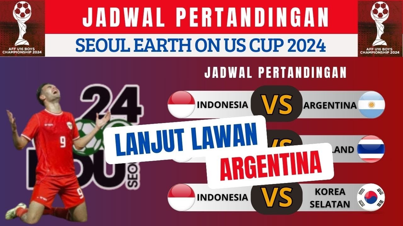 Rematch Argentina! Timnas Indonesia U-19 Mengikuti turnamen di Korea Bertajuk Seoul Earth on Us Cup