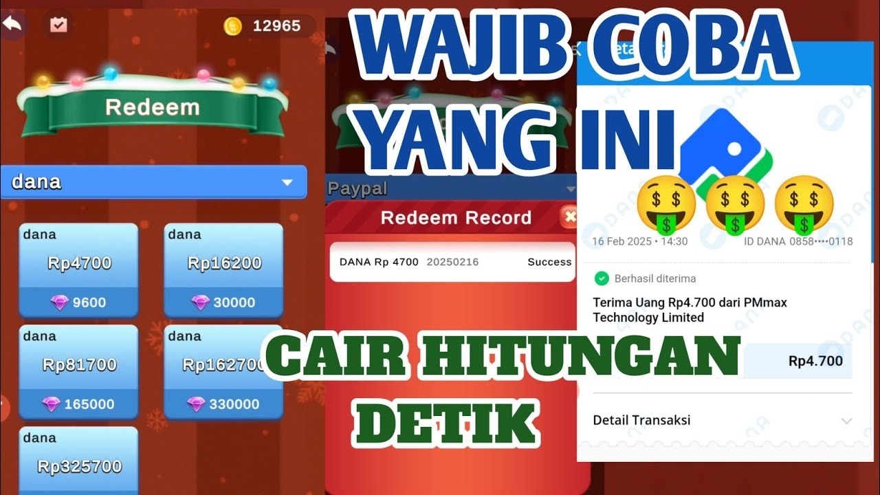 Cair Hitungan Detik! Dapatkan Rp325.000 dari Game Penghasil Saldo DANA Gratis Terbaru 2025