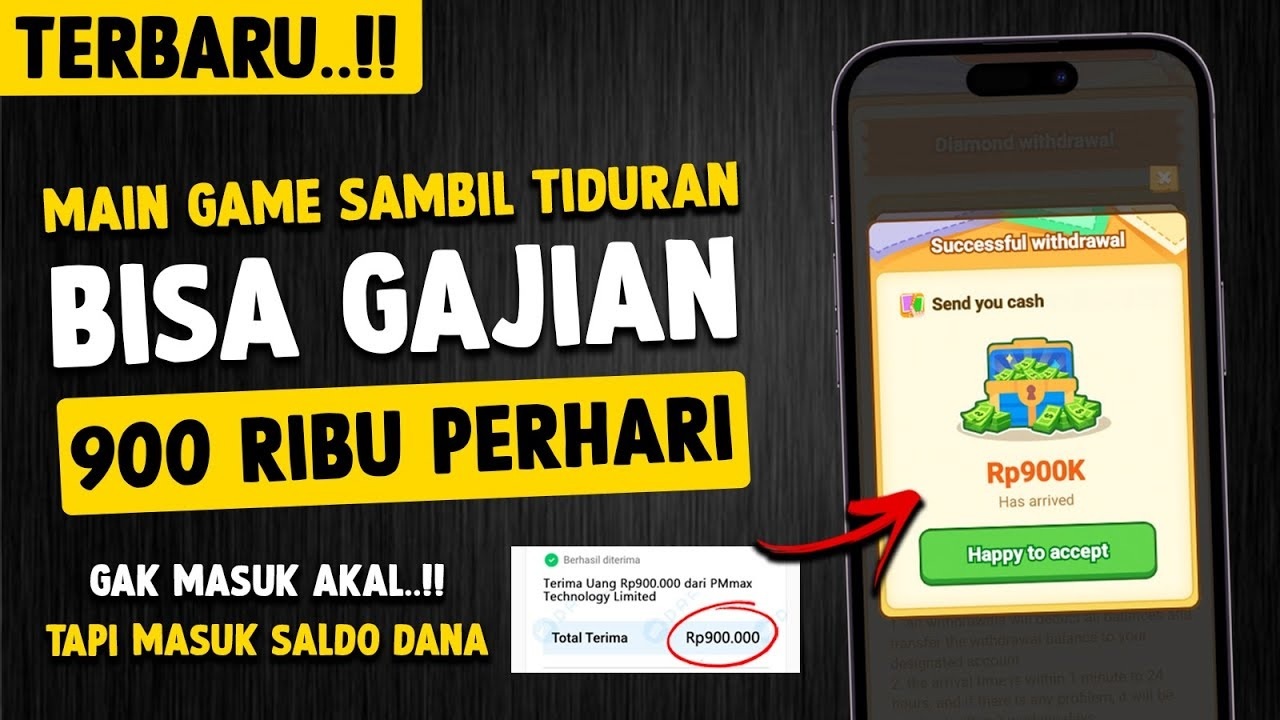 Main Game Sambil Tiduran Bisa Dapat Saldo DANA Gratis Rp900.000 per Hari, Begini Caranya!