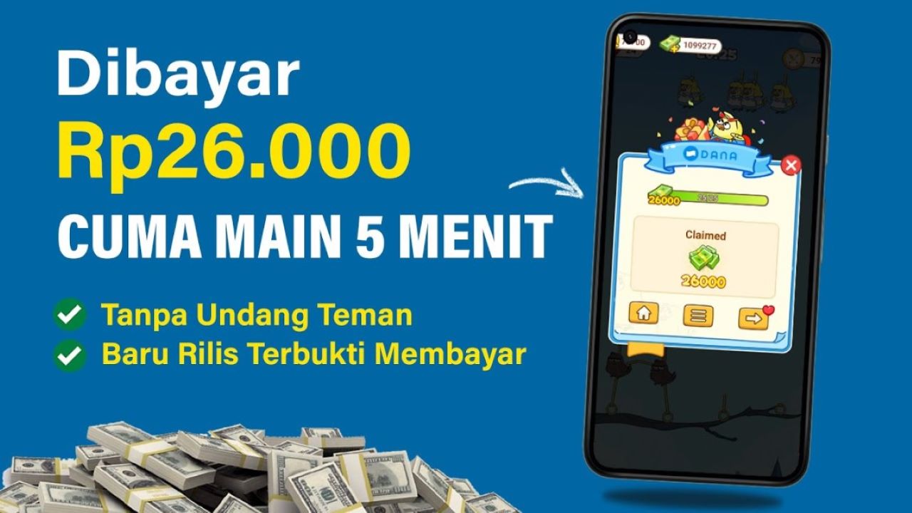 Mau Penghasilan Tambahan? Game Penghasil Saldo DANA 2025, Main Bentar Langsung Cuan