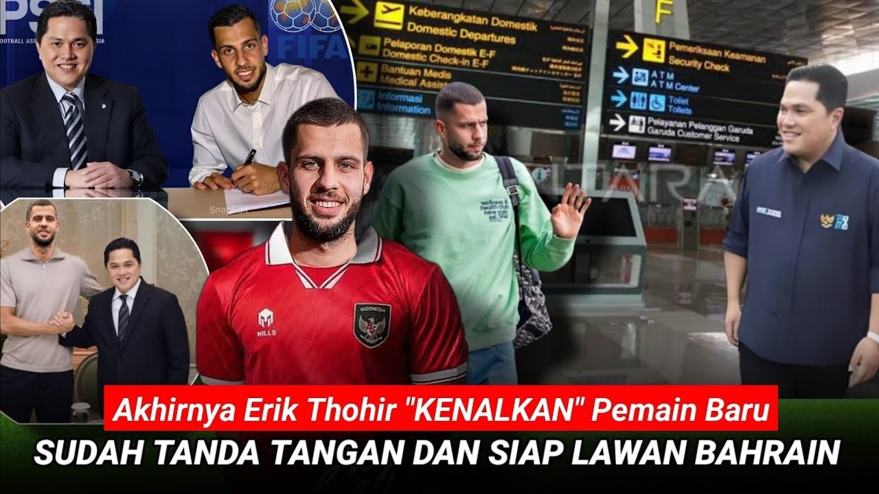 Erick Thohir Kenalkan Pemain Naturalisasi Baru: Lini Tengah Timnas Indonesia Semakin Kokoh!