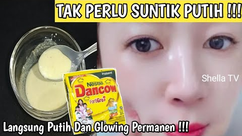 Begini Cara Membuat Masker Pemutih Wajah dari Susu Dancow, Bikin Kulit Putih Permanen Hanya 3 Langkah