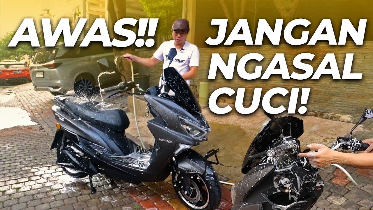 Cara Mencuci Motor Listrik yang Aman dan Efektif, Hindari Kesalahan Fatal Ini!