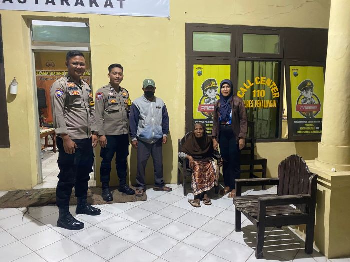 Polsek Sragi Pertemukan Lansia Terlantar Dengan Keluarganya