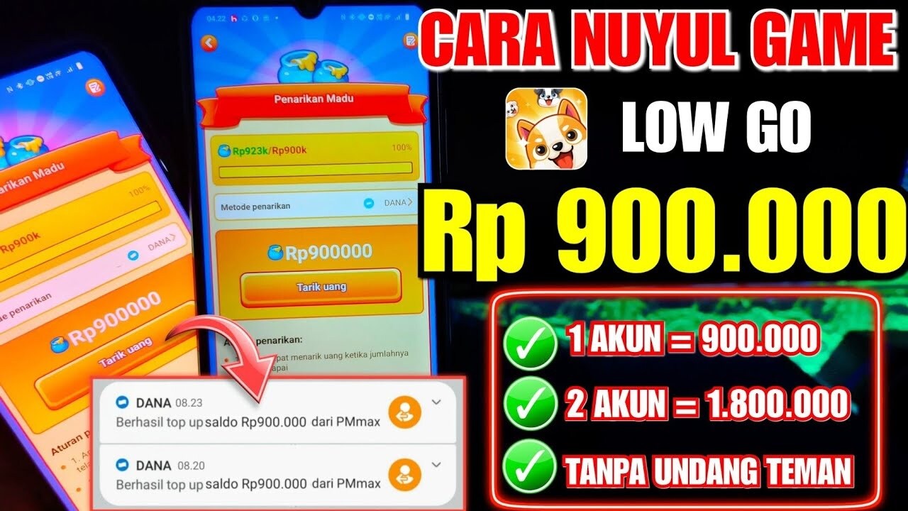 Berkah Ramadhan! Cara Cepat Dapat Saldo DANA Gratis Rp150.000 dari Aplikasi Low Go!