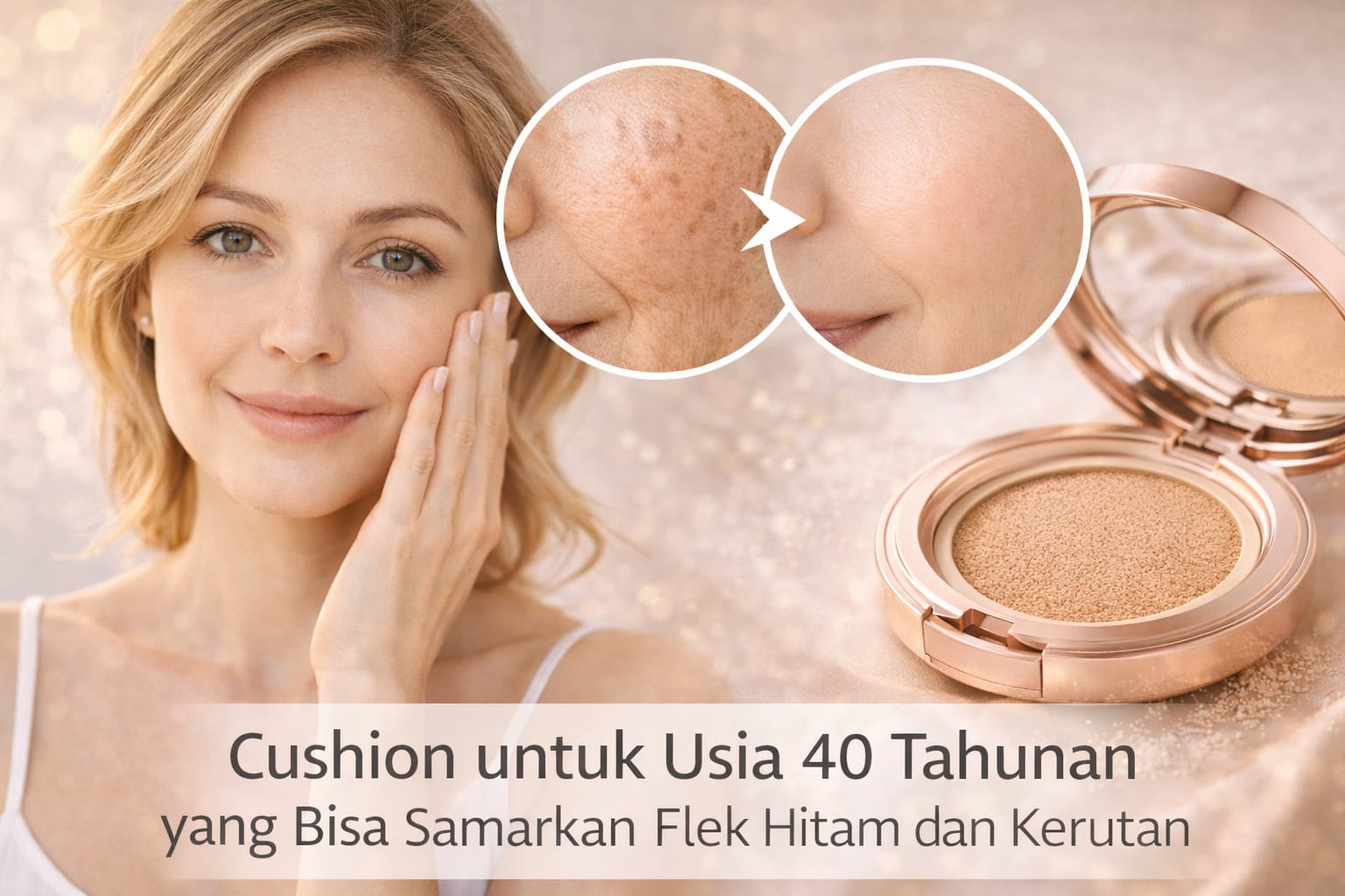 5 Cushion untuk Usia 40 Tahunan yang Efektif Samarkan Flek Hitam dan Kerutan