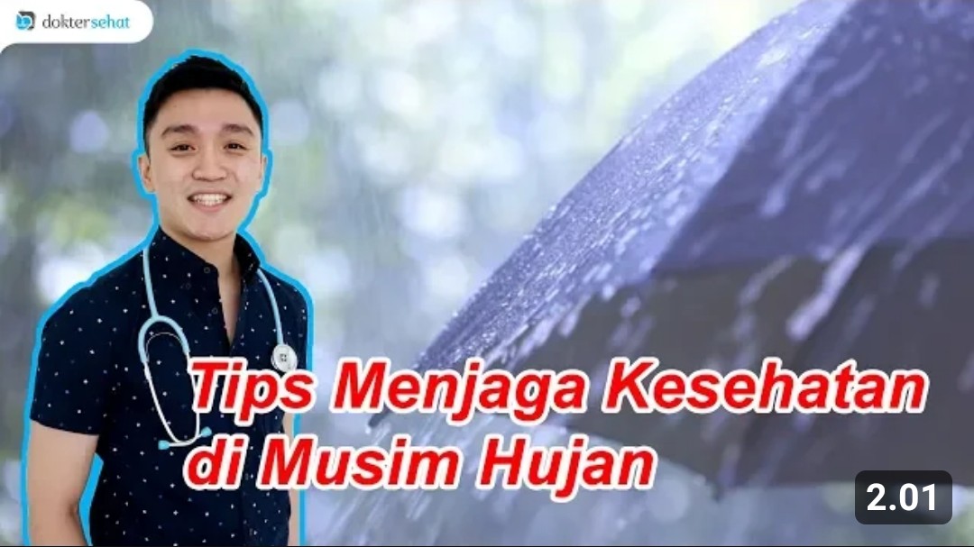 Inilah 6 Tips Menjaga Kesehatan Tubuh di Musim Hujan agar Tak Jatuh Sakit