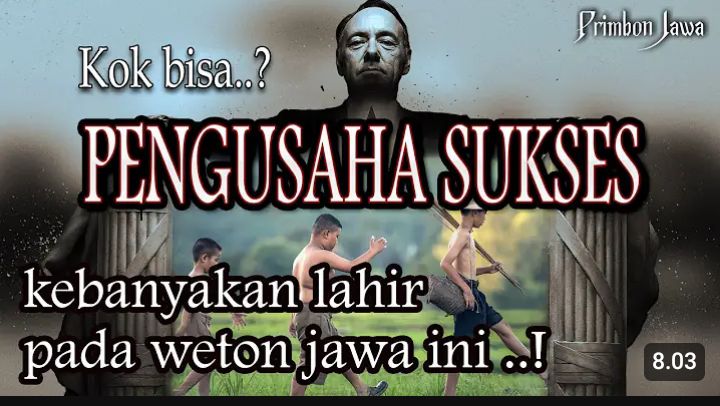 Primbon Jawa: Kok Bisa? Pengusaha Sukses Diprediksi Lahir pada Weton Ini, Segera Cek Wetonmu!