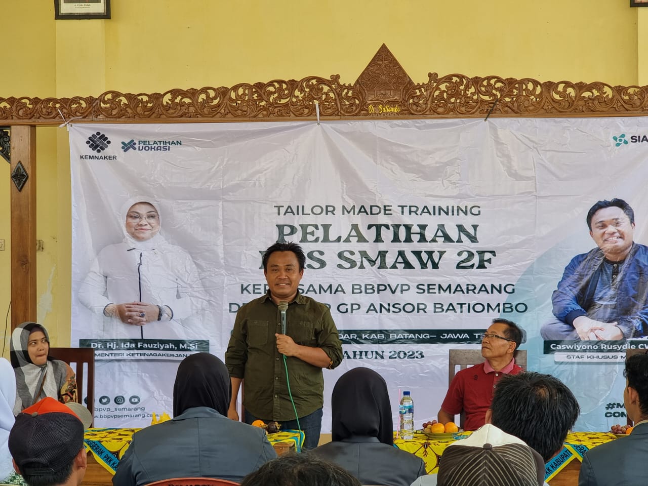 Warga Desa Penyangga Batang Industrial Park Dilatih Sertifikasi Kompetensi Konstruksi oleh Kemnaker