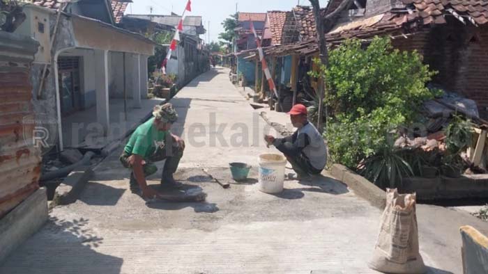 Jelang Penutupan TMMD, Jalan di Panjang Baru Kini Mulus