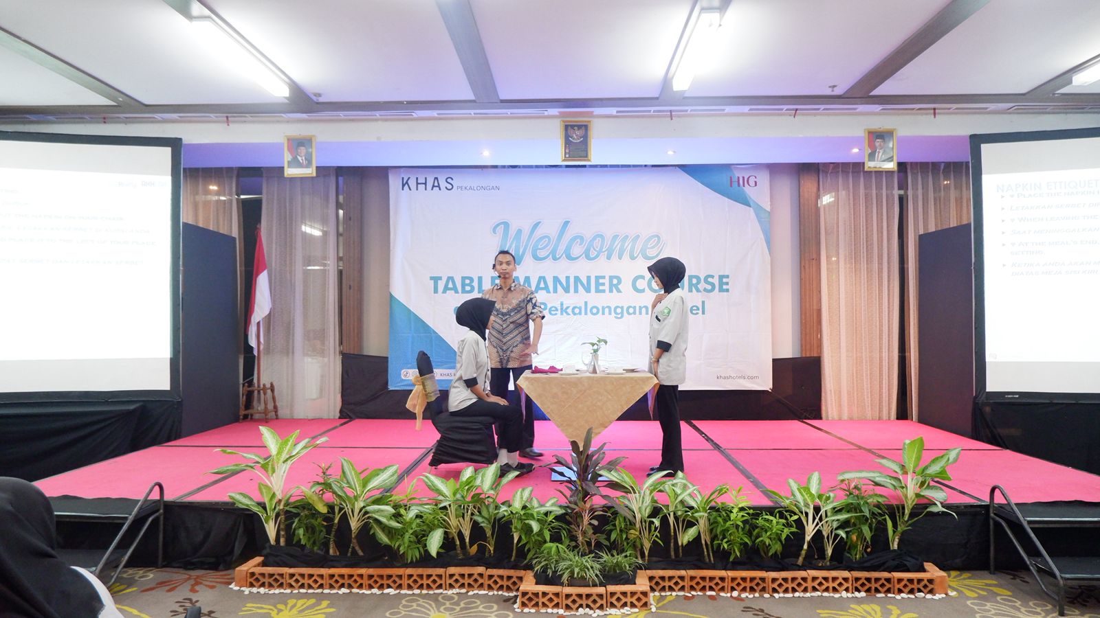 Khas Pekalongan Hotel Dukung Pendidikan Perhotelan Lewat Table Manner Course