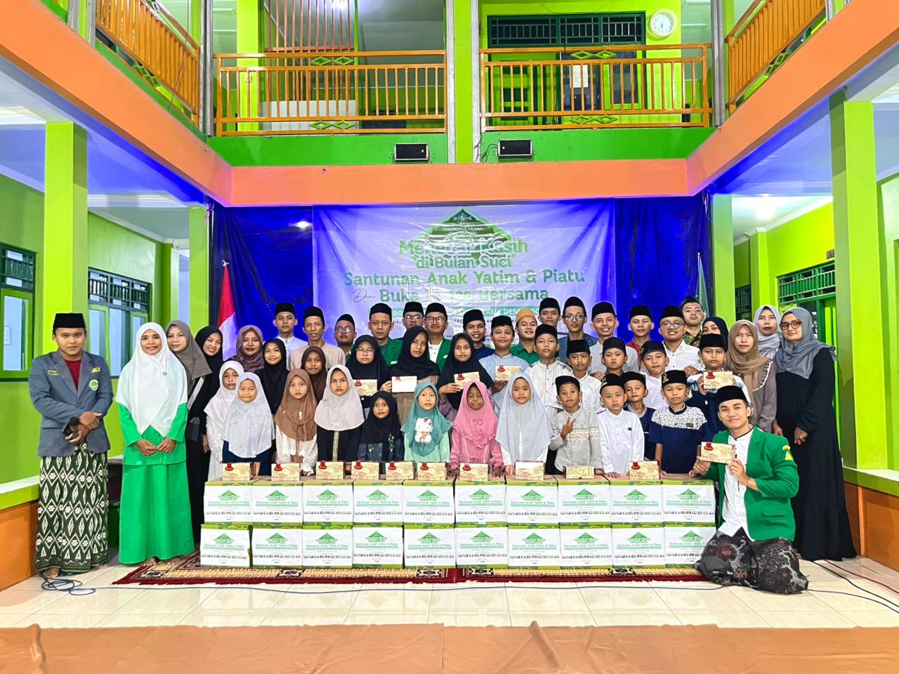 Satu Dekade Berbagi, NU Sidorejo Batang Kembali Santuni Anak Yatim Piatu