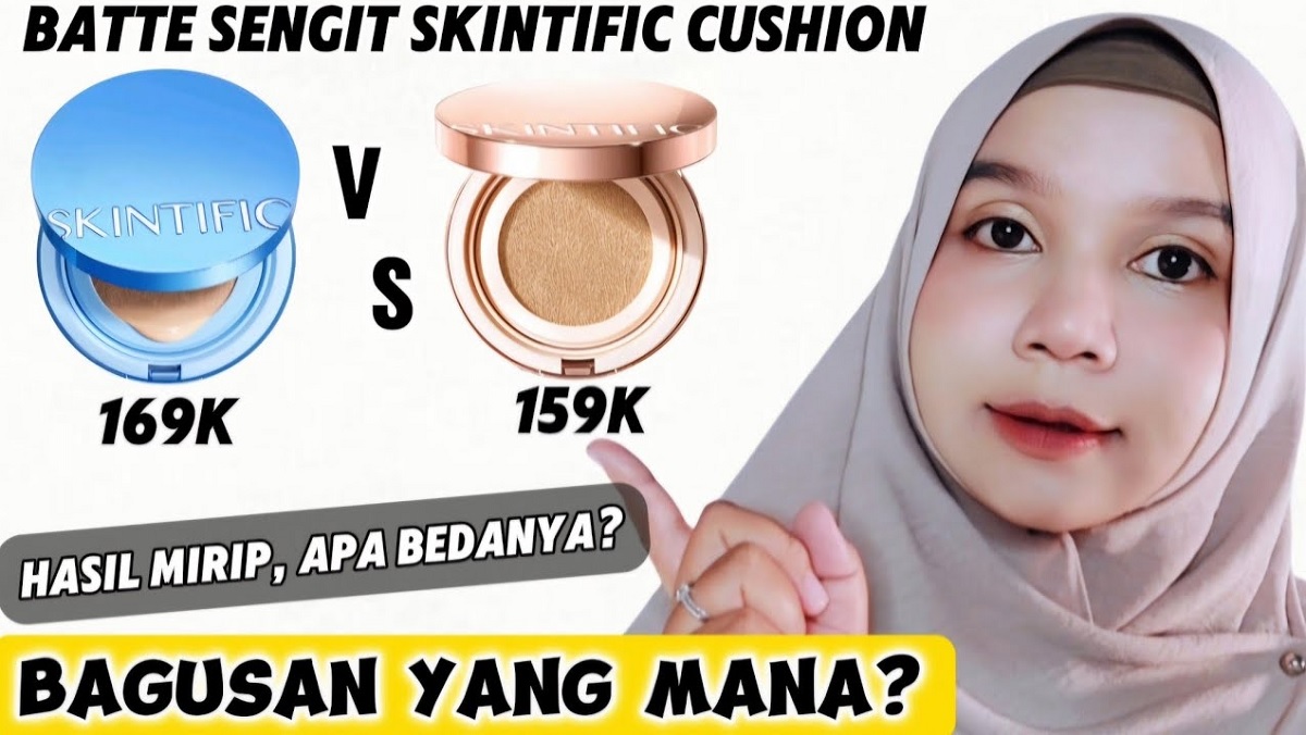 Battle Review Skintific Matte Cushion dengan Skintific All Perfect Cushion, Hasilnya Mana yang Paling Coverege