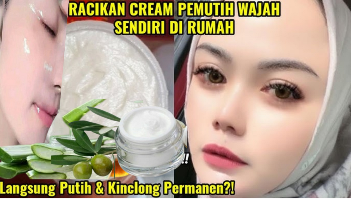 DIY Cream Siang Racikan Sendiri Paling Ampuh, Pakai 5 Bahan Dasar Ini Wajah Putih Glowing Lembap Sepanjang Har