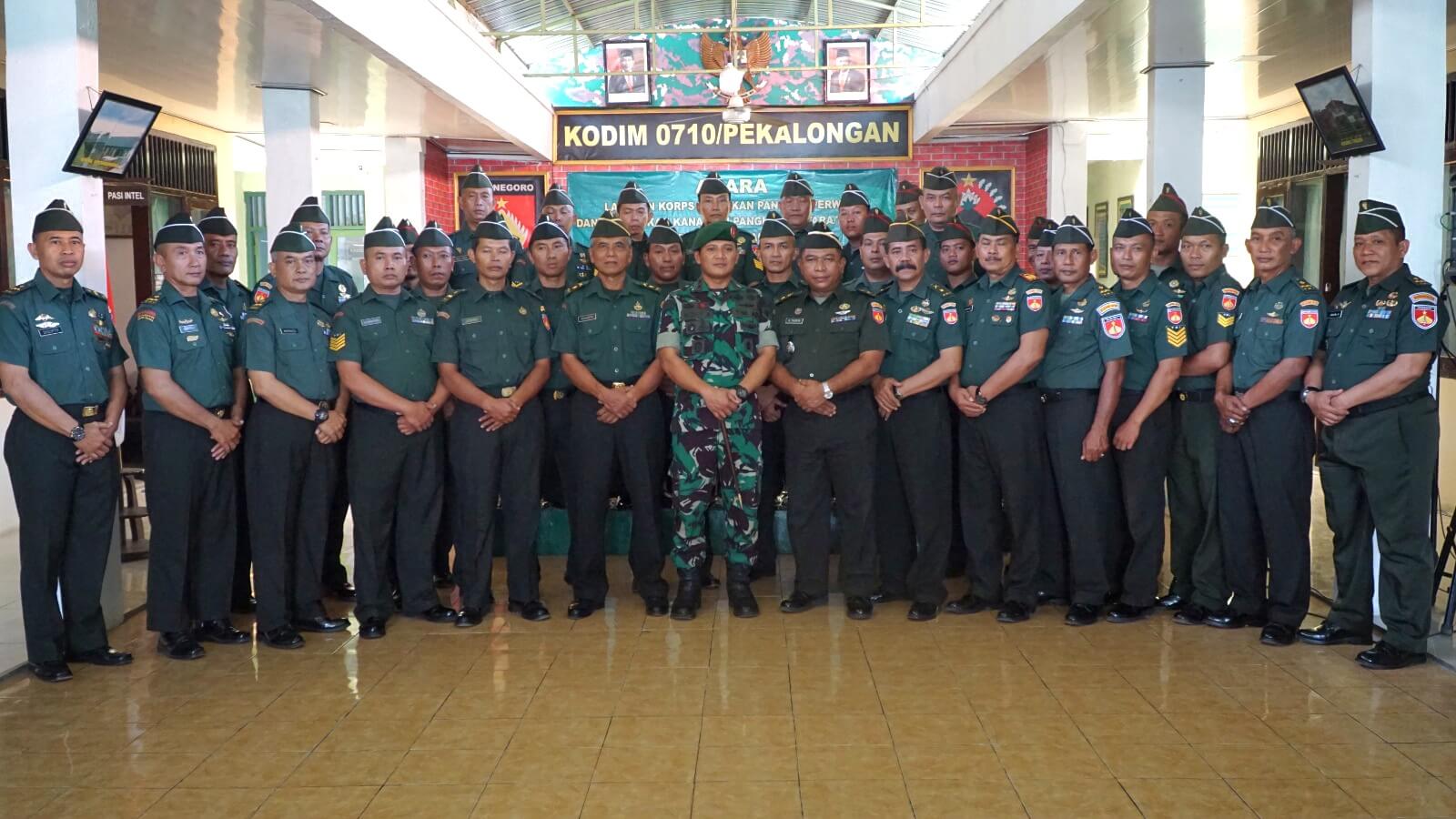 Jelang HUT TNI, 50 Prajurit Kodim Pekalongan Naik Pangkat
