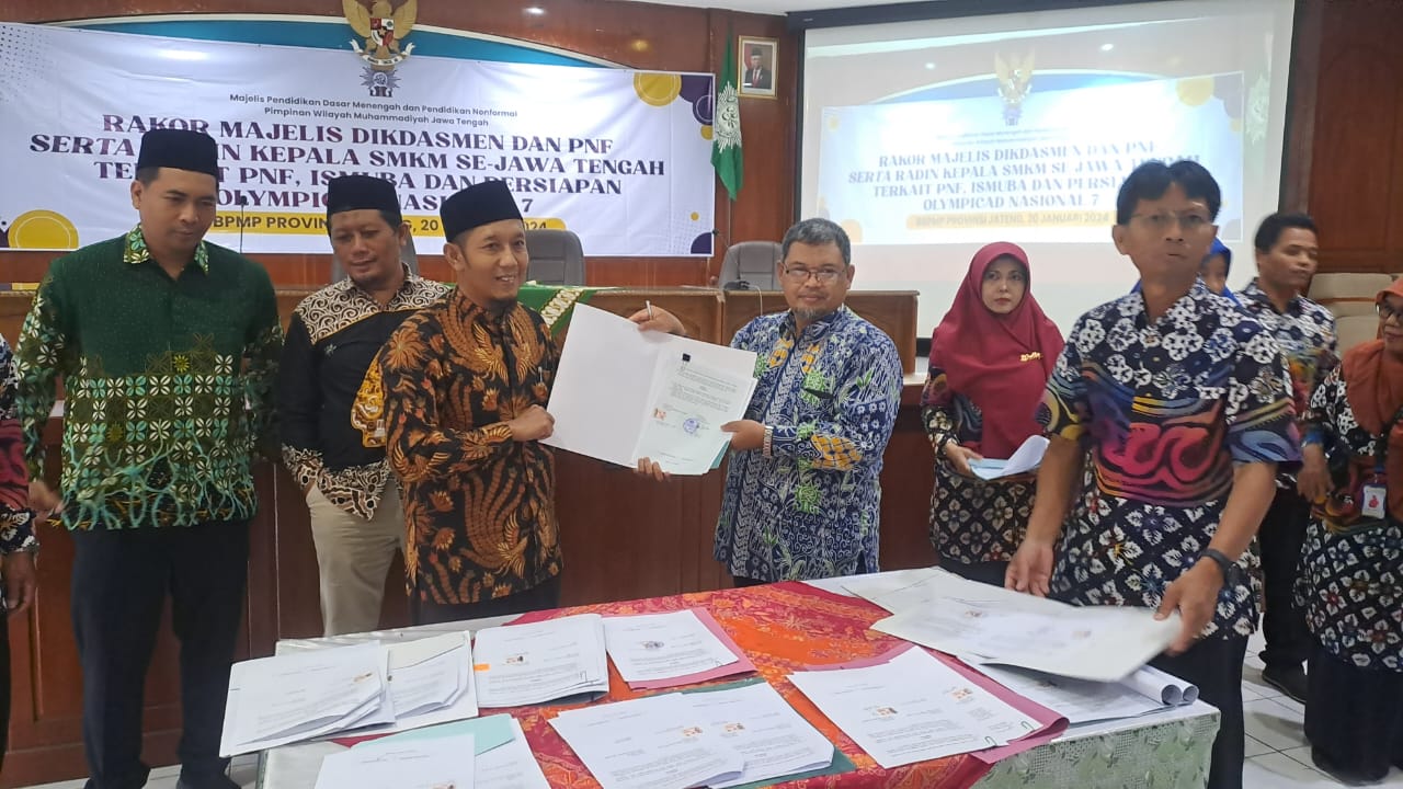 SMK Muhammadiyah Kajen Jajaki Kerja Sama Program Keunggulan Bersama PWM Jawa Tengah