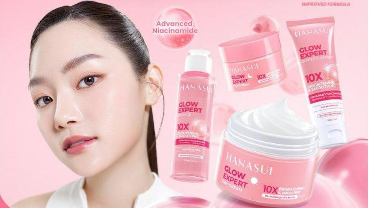 4 Produk Skincare Hanasui untuk Usia 40 Tahun Ke Atas, Bantu Mencerahkan dan Mengencangkan Wajah