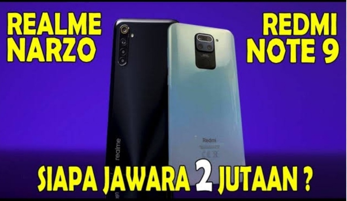 Review Perbandingan HP Realme Narzo dan Redmi Note 9, Duel HP 2 Jutaan Bagus yang Mana?