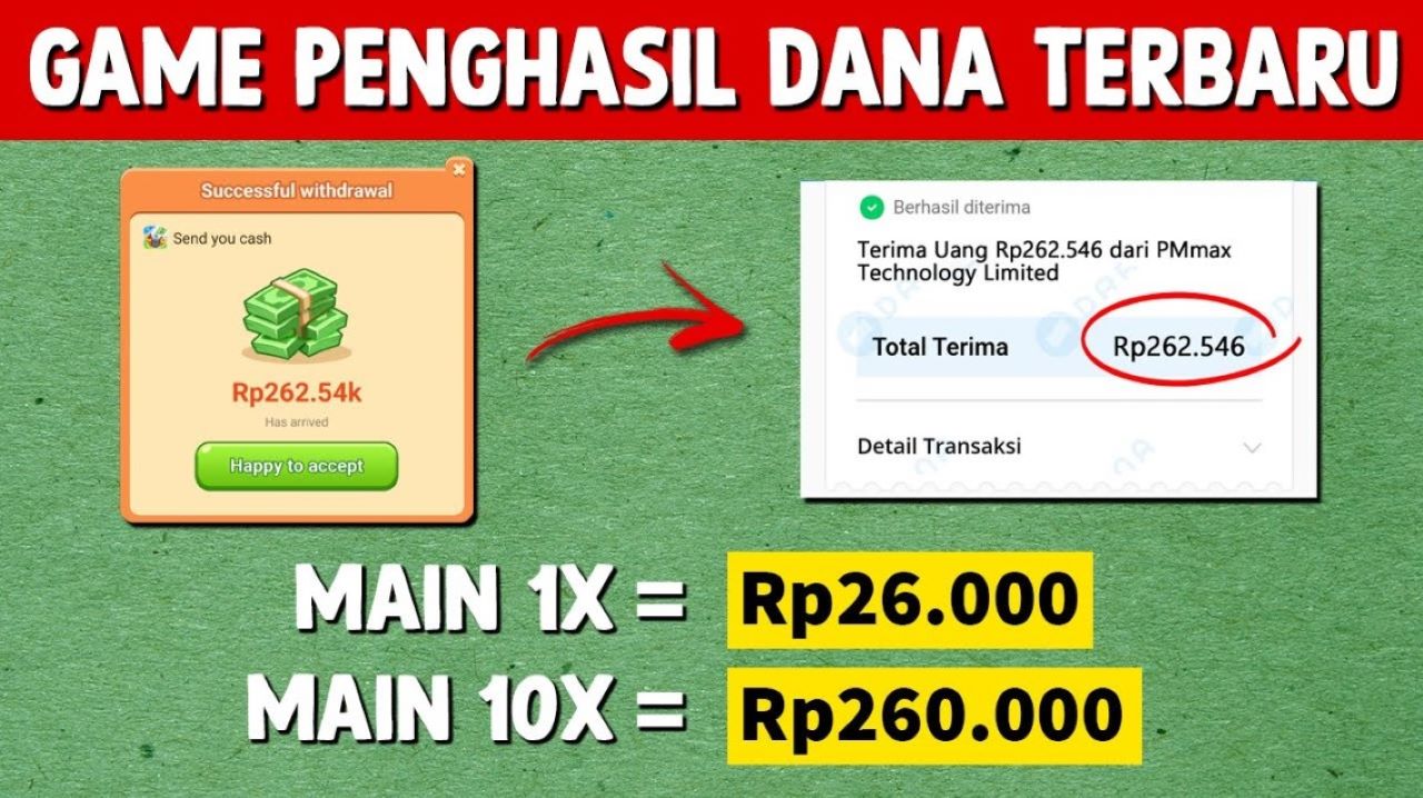 3 Langkah Mendapatkan Saldo DANA Gratis Hingga Rp 262 Ribu dari Game, Warga Pekalongan Wajib Tau!