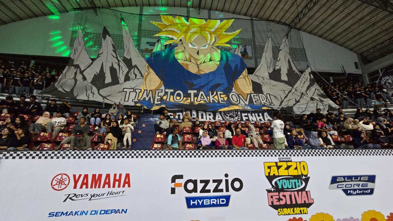 Yamaha Gelar Fazzio Youth Festival  di GOR SRITEX ARENA SOLO