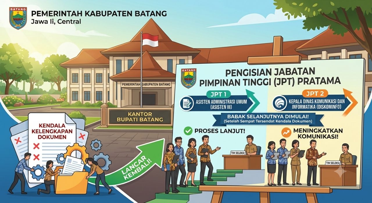 Hambatan Administrasi Teratasi, Seleksi Dua Jabatan Strategis di Pemkab Batang Lanjut ke Tahap Assessment