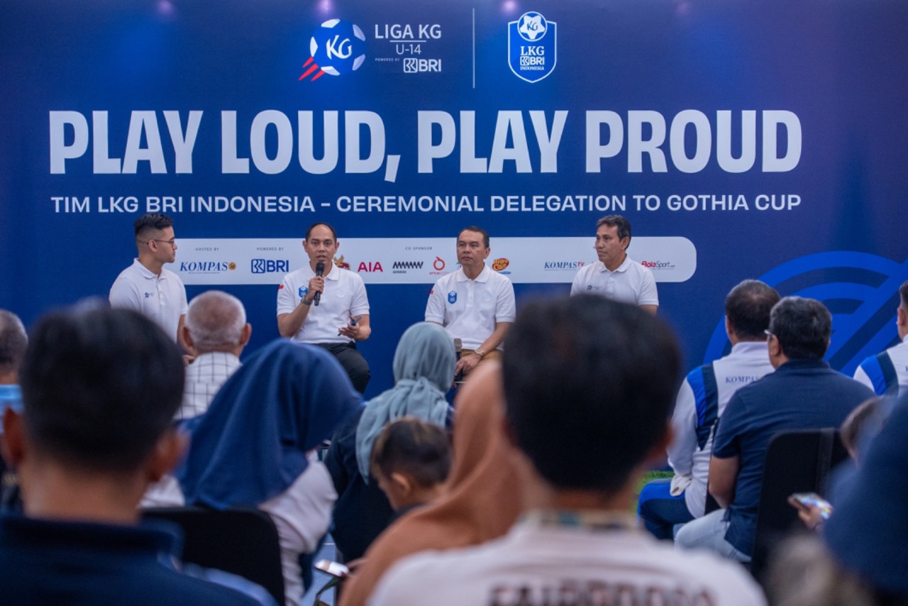 BRI dan Liga Kompas Melepas Keberangkatan Tim LKG BRI ke Piala Dunia Remaja “Gothia Cup” di Swedia