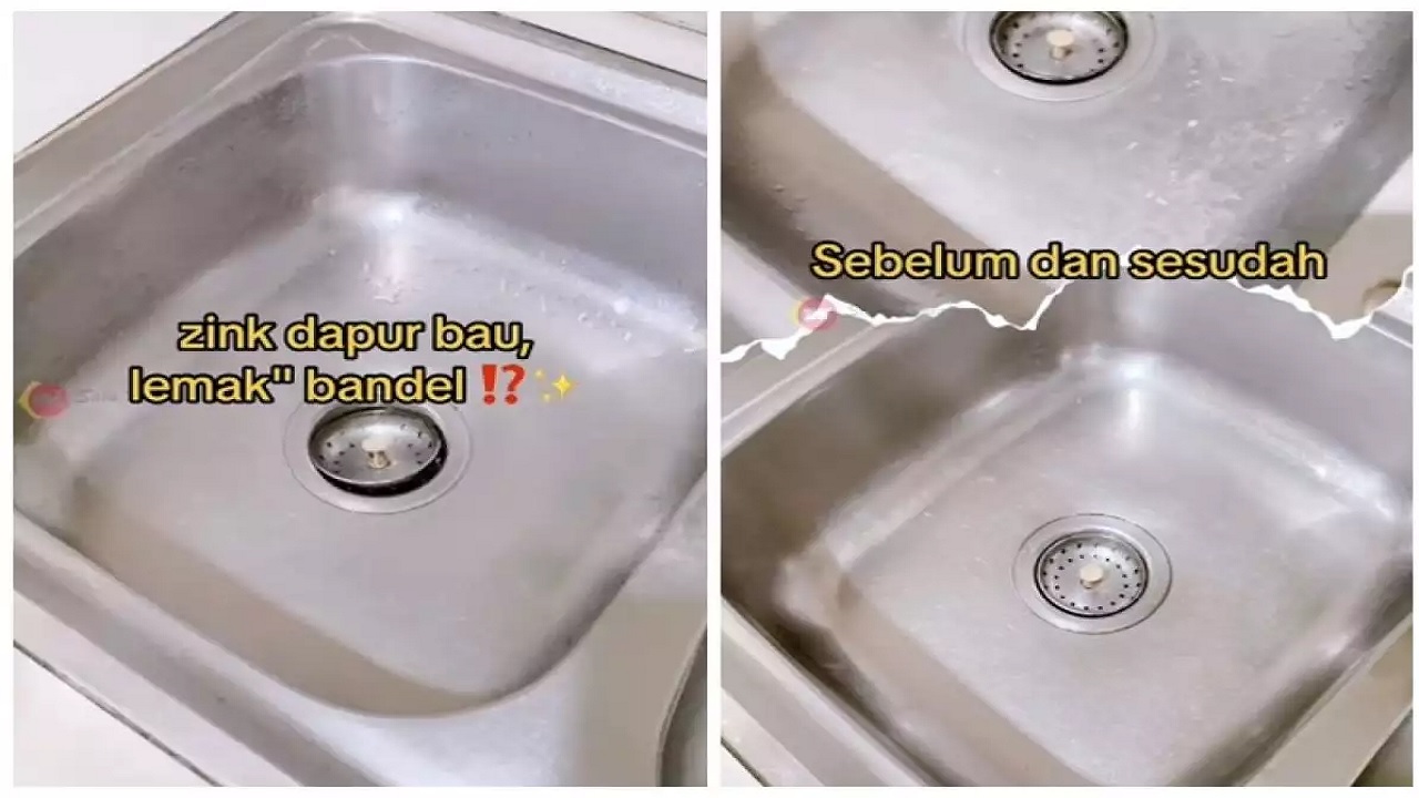 Trik Ampuh Atasi Wastafel Bau dan Kusam dengan 2 Bahan Dapur, Hasil Kinclong Tanpa Sitrun