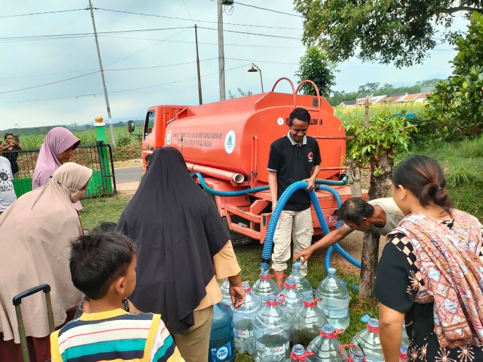 2 Desa di Kabupaten Pekalongan Kekeringan, BPBD Kabupaten Pekalongan Dropping Air Bersih