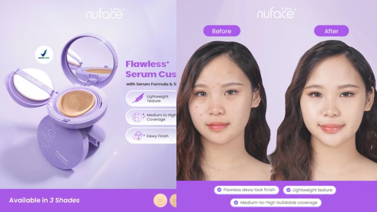 Review Nuface Flawless+ Serum Cushion with SPF 30 PA+++, Efektif Samarkan Dosa-Dosa di Wajah