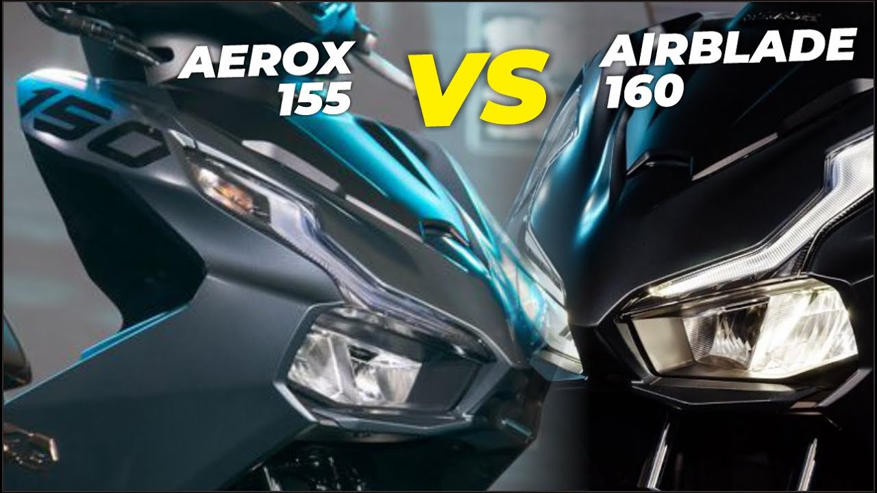Perbandingan Honda Airblade 160 2024 vs Yamaha Aerox, Mana yang Lebih Worth It?