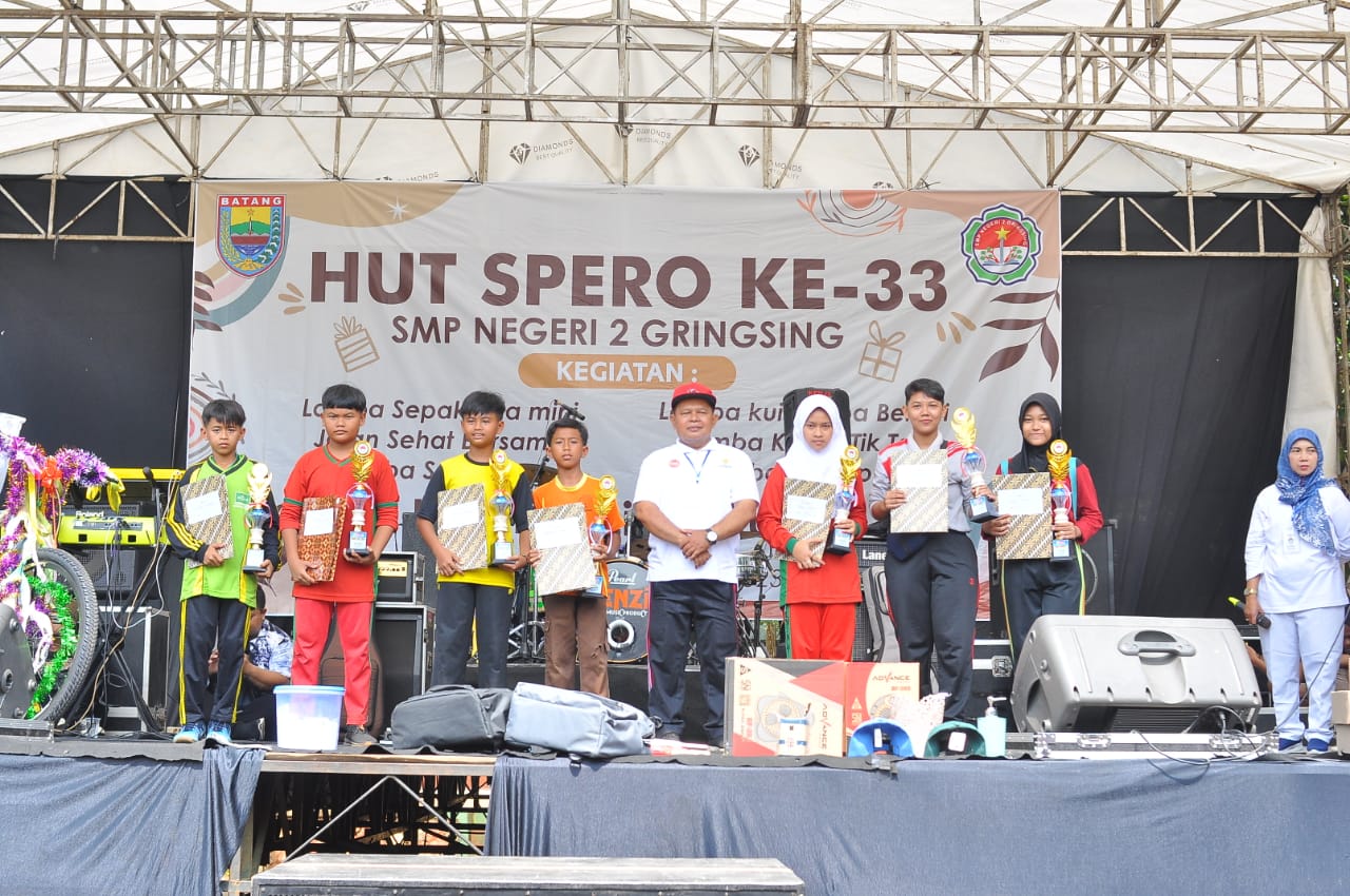 HUT Ke-33, SMPN 2 Gringsing Tebar Inspirasi untuk Capai Prestasi,