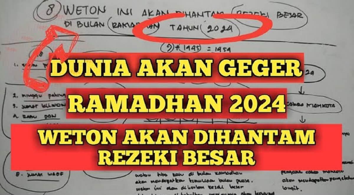 Primbon Jawa: Wah Beruntung Banget, 7 Weton Ini Akan Berhasil Meningkatkan Kekayaannya di Bulan Ramadhan