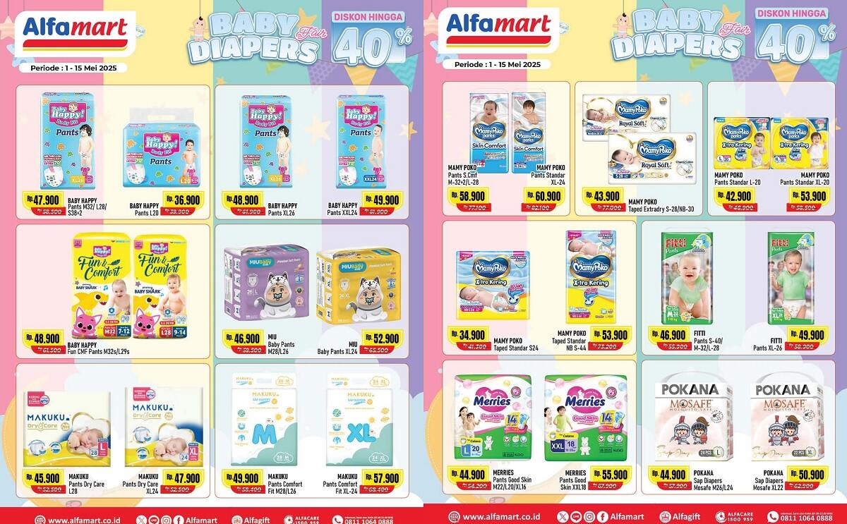 Promo Heboh Popok Bayi di Alfamart, Diskon Super Gila Hingga 40% Hanya